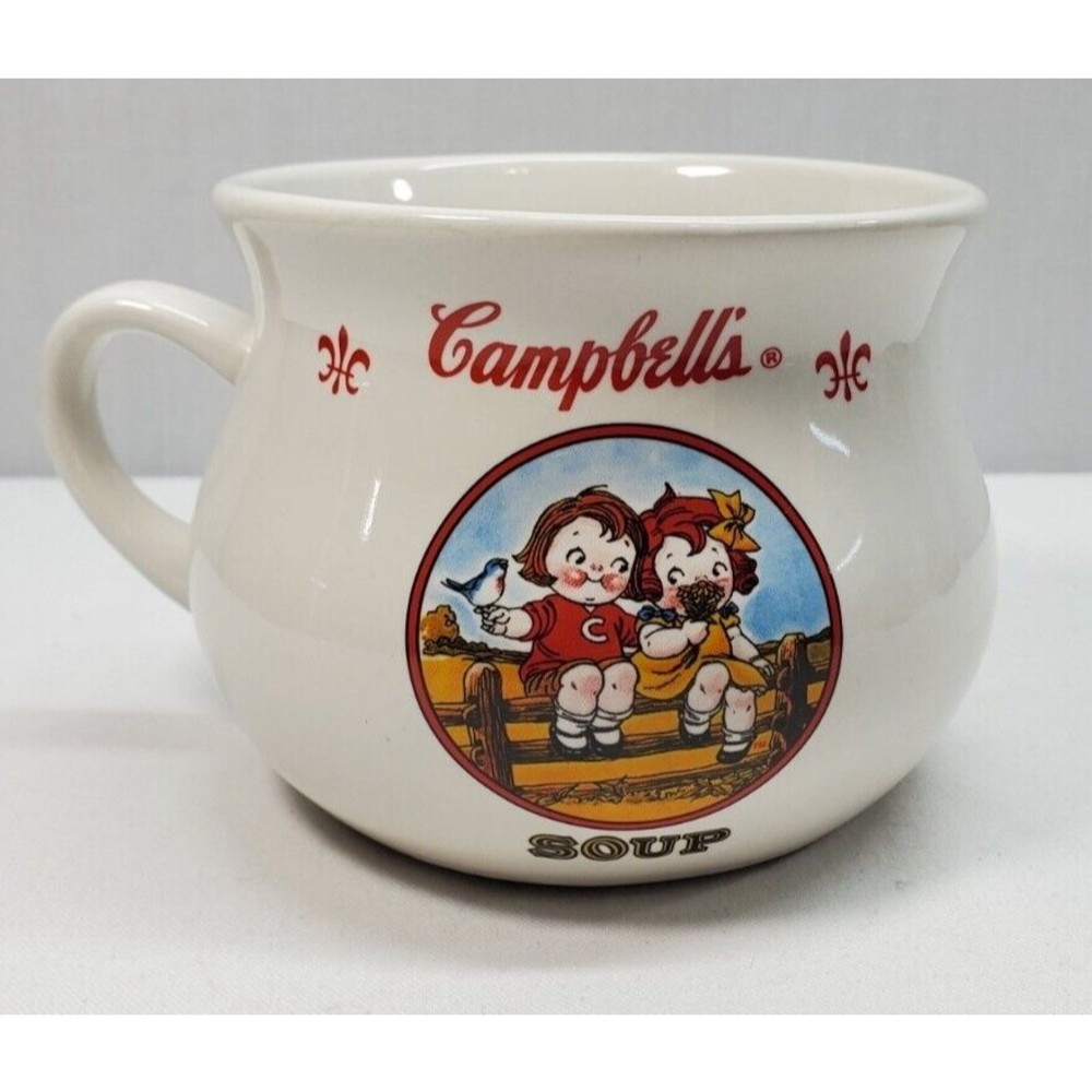 Vintage Campbell Kid's Soup Mug Cup Bowl 2000 Collectible 20 Oz - Picture 3 of 11
